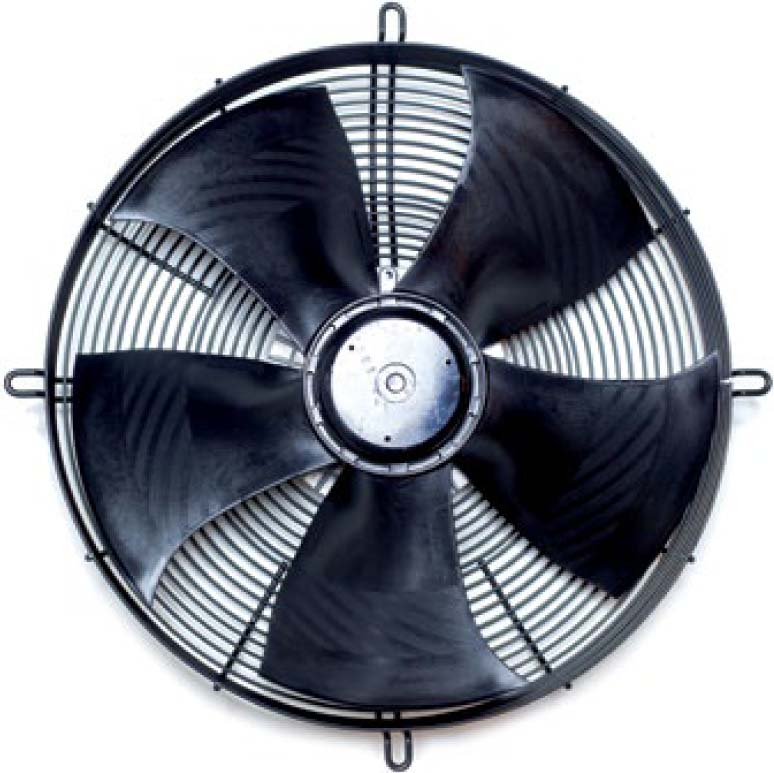 Осевые вентиляторы с Hidria Rotomatika асинхронным электродвигателем